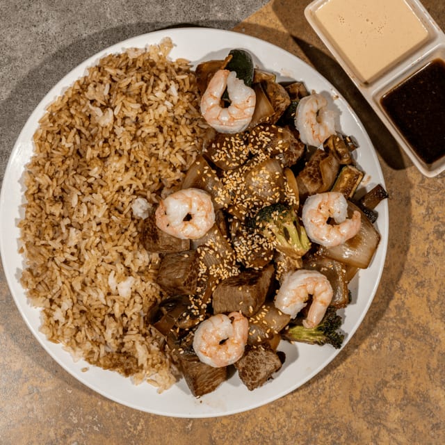 Steak & Shrimp Hibachi/Teriyaki.