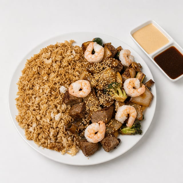 Steak & Shrimp Hibachi/Teriyaki.