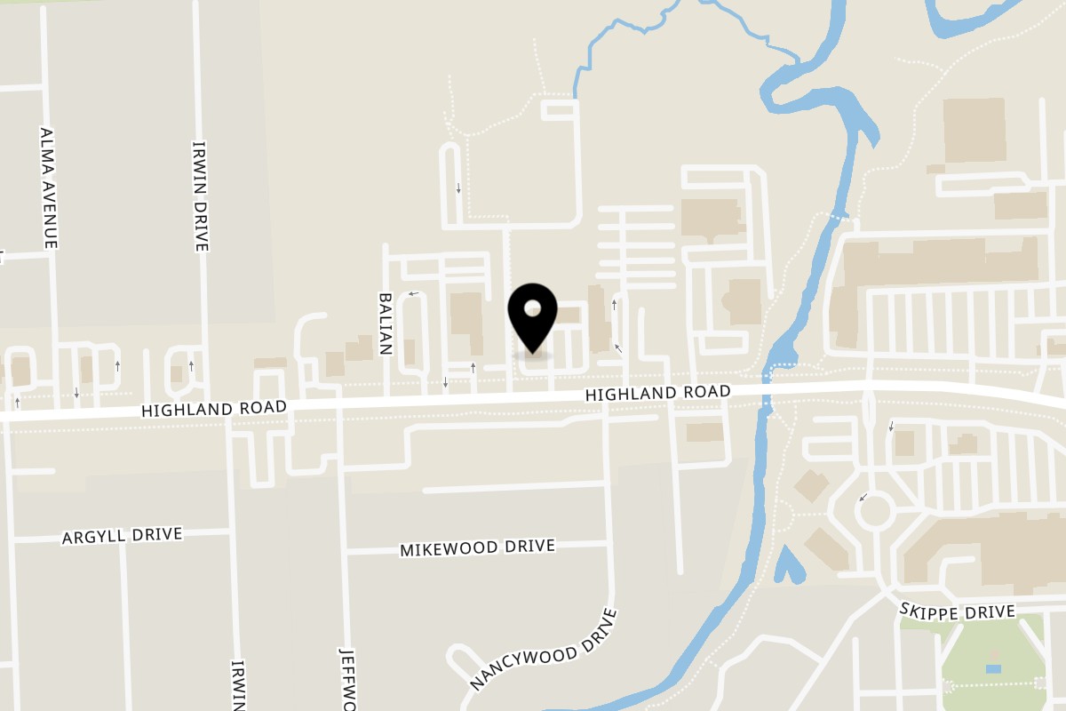 Map showing the location of I Love Pho on 5326 Highland Rd in Waterford Twp